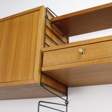 3 Nisse String - mid century Wall unit sweden 3 5