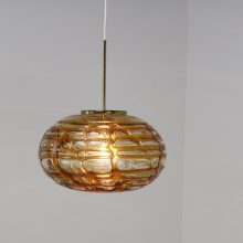 Amber glass - Doria hanging lamp 5