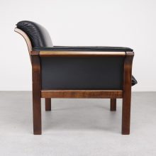 Danish design - leather lounge chair 3