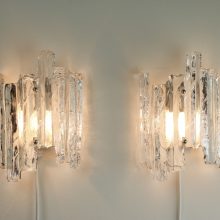 J T Kalmar ice glass wall lamps 5