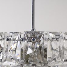 Large glass Kinkeldey chandelier 2