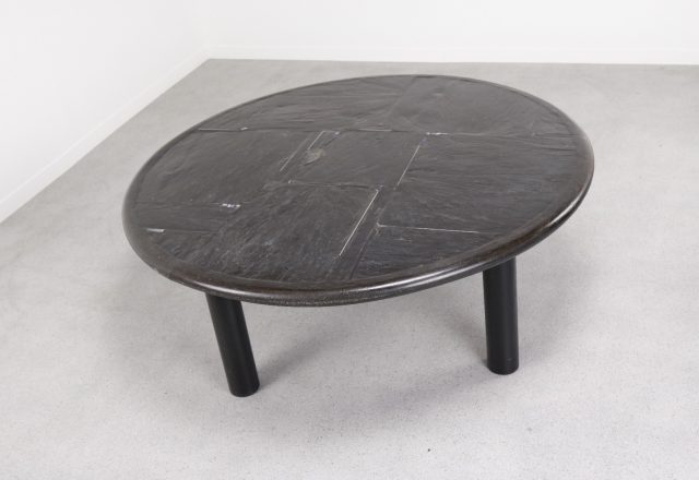 Paul Kingma - Brustalist black coffee table 1