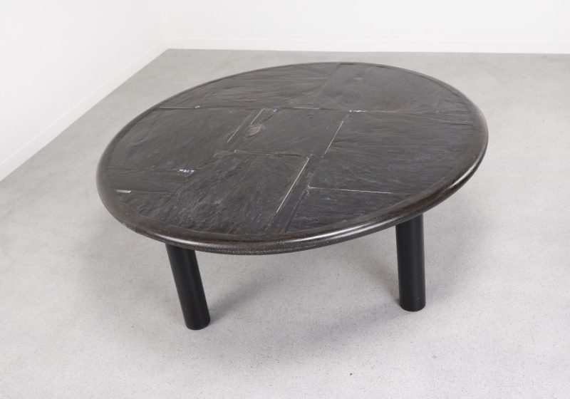 Paul Kingma - Brustalist black coffee table 1