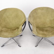 Circle Balloon swivel chairs - Lusch & Co mid century 6