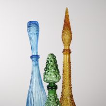 Italian mid century glass decanters 4