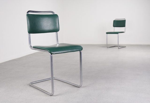 W H Gispen - 101 dining chairs 1