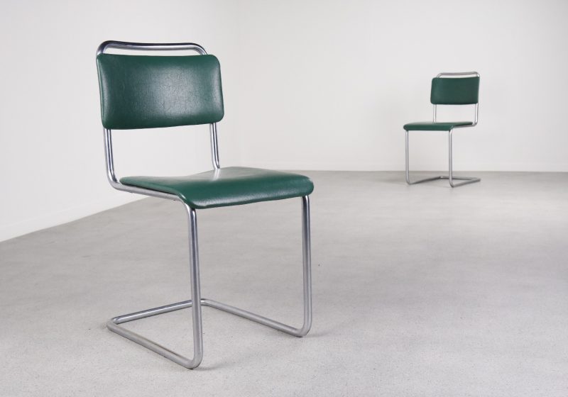 W H Gispen - 101 dining chairs 1