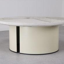 White slate Paul Kingma - mid century coffee table 5