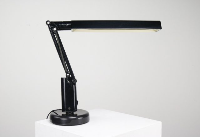 Black - Tom Ahlström & Hans Ehrlich - Fagerfulst vintage mid century desk lamp 1