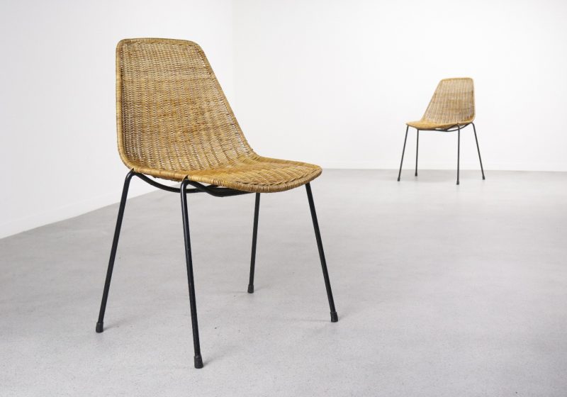 Gian Franco Legler - mid century Basket chair 1