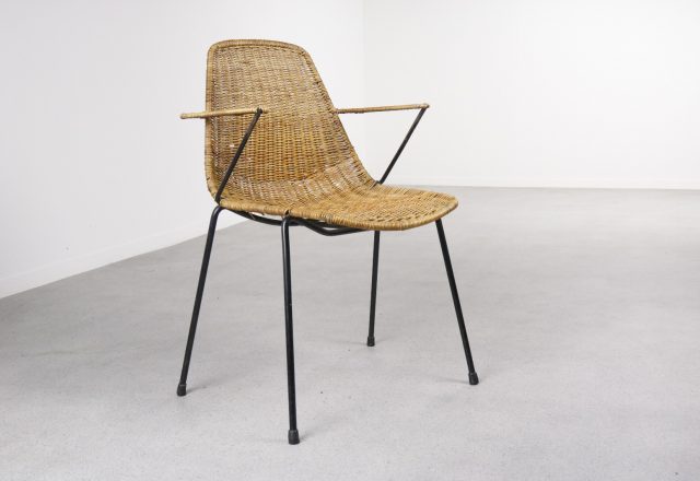 Gian Franco Legler - mid century Basket chair 7