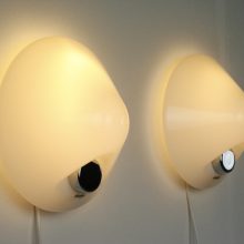 Guzzini mid century wall lamps - vintage italian 1