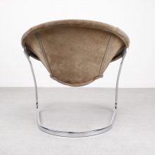 Lusch & Co - circle chair mid century suede 4