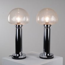 Pair of large Doria Leuchten - mid century desk lamp 4