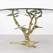 Willy Daro style - Brass sculpture - Hollywood regency coffee table 2