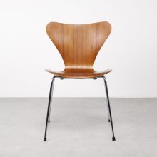 Arne Jacobsen - Fritz Hansen 3107 Series 7 teak dining chairs - vintage eetkamerstoelen 2