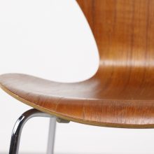 Arne Jacobsen - Fritz Hansen 3107 Series 7 teak dining chairs - vintage eetkamerstoelen 3