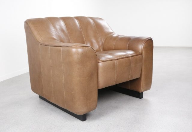 De Sede - DS44 mind century lounge chair - vintage leren fauteuil 1