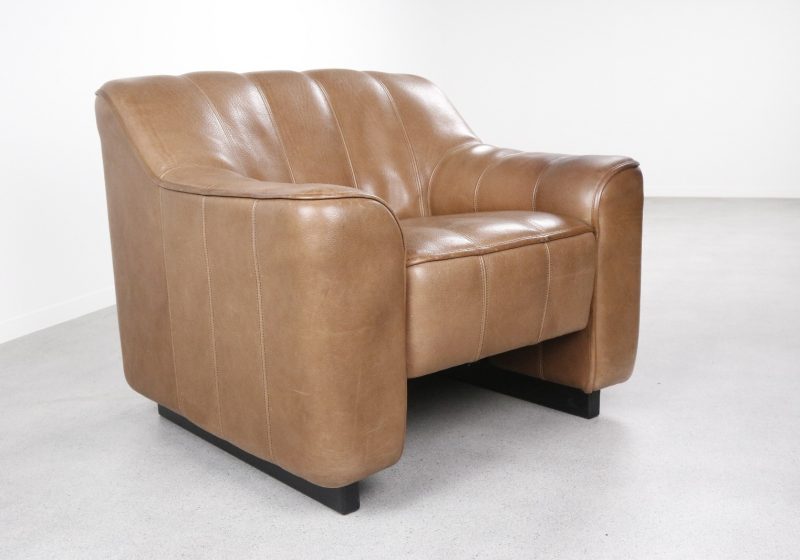 De Sede - DS44 mind century lounge chair - vintage leren fauteuil 1