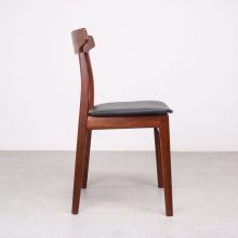 Henning Kjaernulf - Model 60 - Bruno Hansen and Christensen & Larsen danish rosewood mid century dining chair - vintage design palissander eetkamerstoelen 4