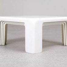 Mario Bellini - B & B Italia mid century nesting tables - B&B vintage design bijzettafels 3