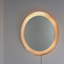 Mathieu Matégot - Artimeta - mid century Illuminated mirror - vintage design verlichte spiegel 5