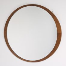 Mid century Danish teak mirror - vintage Deense spiegel 2