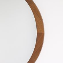 Mid century Danish teak mirror - vintage Deense spiegel 3