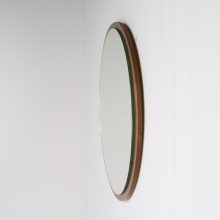 Mid century Danish teak mirror - vintage Deense spiegel 4