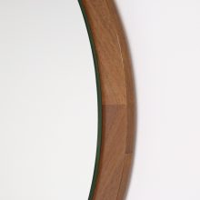 Mid century Danish teak mirror - vintage Deense spiegel 5