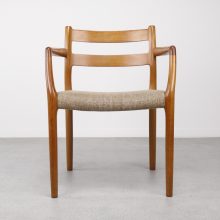 Niels O Møller - Model 84 + 67 mid century danish dining chairs - vintage eetkamerstoelen 2