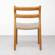 Niels O Møller - Model 84 + 67 mid century danish dining chairs - vintage eetkamerstoelen 5