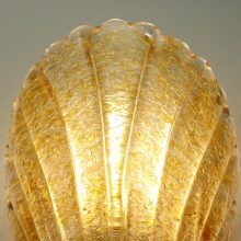 Barovier & Toso mid century Murano shell wall lamps - vintage design italiaanse wandlampen 6