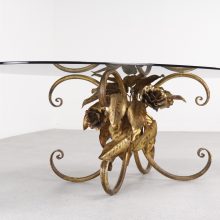 Hans Kögl - mid century gilded metal coffee table - vintage design hollywood regency hans kogl salontafel 5