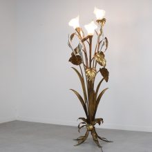 Hans Kögl - mid century gilded metal floor lamp - vintage design hollywood regency hans kogl vloerlamp 6