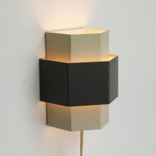 J Hoogervorst - Anvia Almelo - vintage design wandlamp - mid century dutch design wall lamp 6