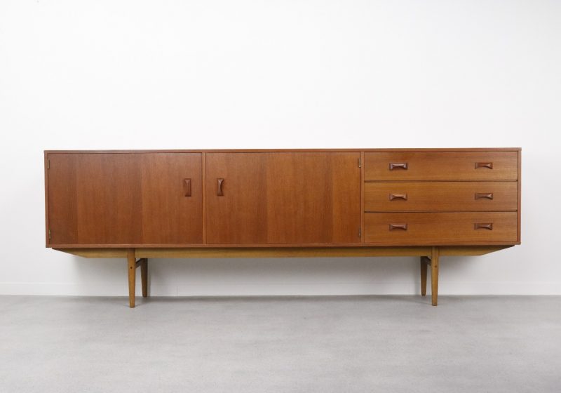 Mid century Danish sideboard - Teak & Oak - Vintage design Deens dressoir 1