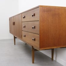 Mid century Danish sideboard - Teak & Oak - Vintage design Deens dressoir 4