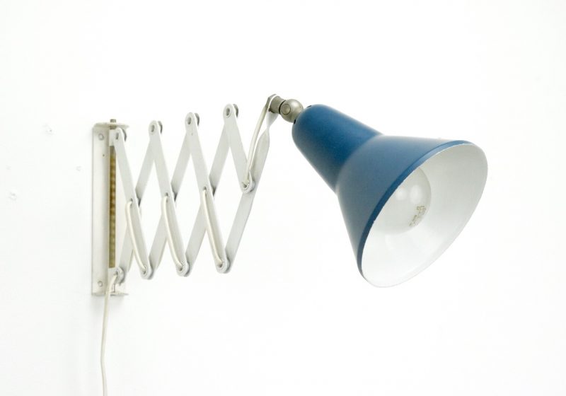 Vintage design Anvia Almelo schaar wandlamp - mid century dutch design wall lamp 1