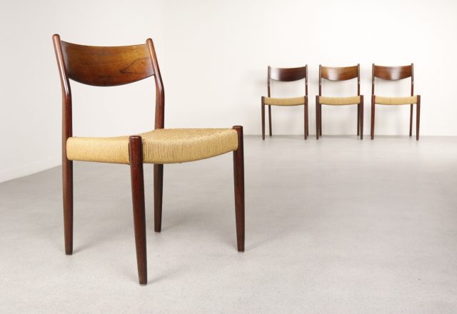 Vintage design Pastoe eetkamerstoelen - 1950s 1960s - Mid century dutch dining chairs 1