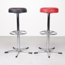 Mid century swivel bar stools - vinateg design draaibare barkrukken 2