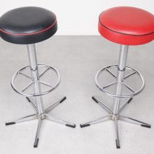 Mid century swivel bar stools - vinateg design draaibare barkrukken 4