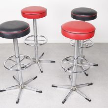 Mid century swivel bar stools - vinateg design draaibare barkrukken 5