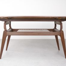 Trioh B C Mobler - Elevator metamorphic mid century Danish teak coffee table : dining table - Vintage design deense salontafel eetkamertafel 5