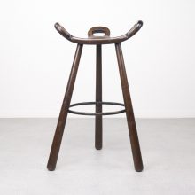 First early edition mid century spanish Marbella brutalist bar stools - Vintage design Marbella spaanse barkrukken krukken 2