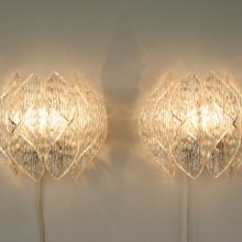 Mid century Lucite wall lamps - German design - vintage plexiglas wandlamp 4