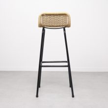 Dirk van Sliedregt - Rohe Noordwolde - mid century Dutch design wicker bar stools - Vintage design rieten barkrukken 5