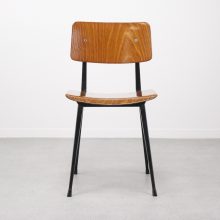 Friso Kramer - \\\' Result \\\' Ahrend de Cirkel - Mid century Dutch design plywood dining chair - Vintage industrieel design eetkamerstoelen 2