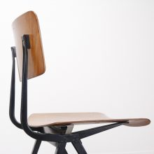 Friso Kramer - \\\' Result \\\' Ahrend de Cirkel - Mid century Dutch design plywood dining chair - Vintage industrieel design eetkamerstoelen 5