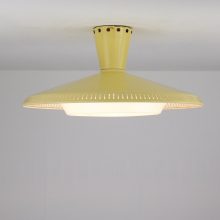 Louis Kalff - Philips - Mid century Dutch design ceiling lamp with diffuser - Vintage Nederlands design plafondlamp 1950s 4